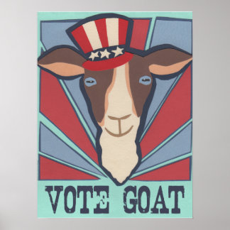 Poster Votez Chèvre !