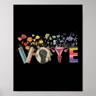 Poster Votez Comme Ruth Vous A Envoyé Fleurs Feminist Lgb