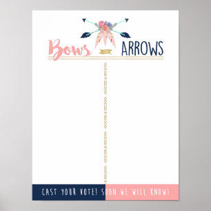Poster Votez le Parti de la Révélation de genre - Boho