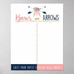 Poster Votez le Parti de la Révélation de genre - Boho
