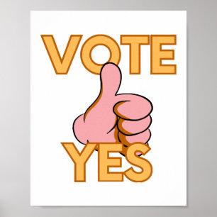 Poster Votez oui