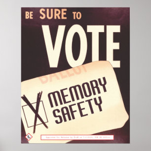Poster Votez : Sécurité de la mémoire