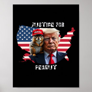 Poster Votez Trump Pour L'Arachide L'Écureuil 4
