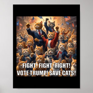 Poster Votez Trump Trump Président 2025 - Trump 47e 