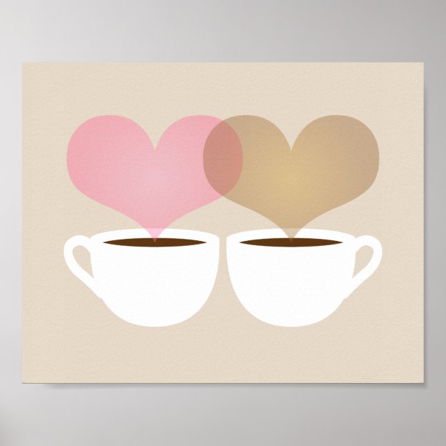 Poster Votre café et la mienne dans l'art de l'amour Impr (Devant)