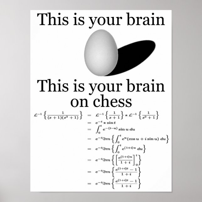 Poster Votre cerveau aux échecs (Devant)