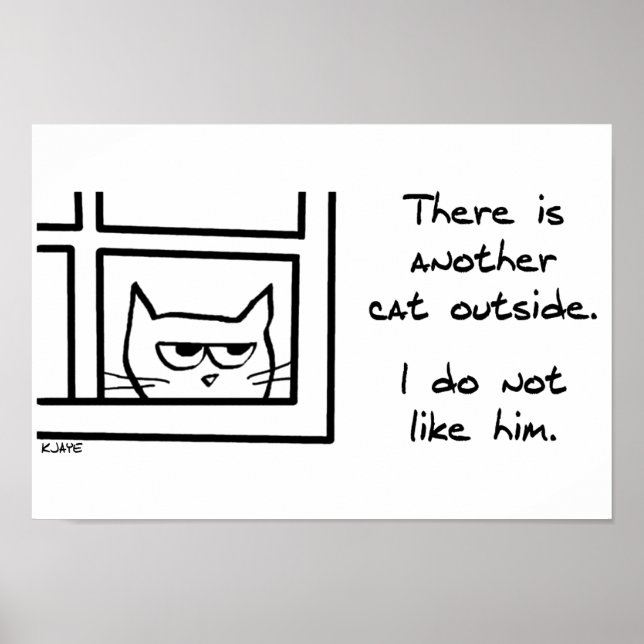 Poster Votre Chat N'Aime Pas Cet Autre Chat (Devant)