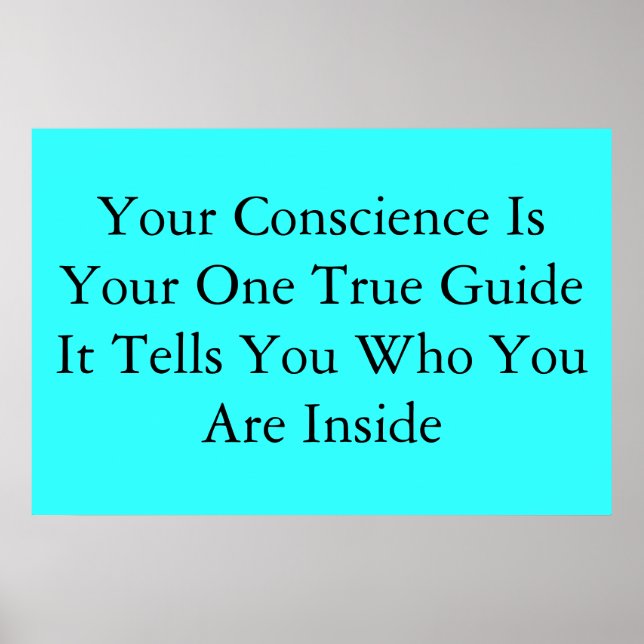 Poster Votre conscience (Devant)