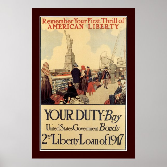Poster "Votre devoir" - 2e prêt Liberty (Devant)