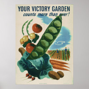 Poster Votre jardin de victoire compte plus que jamais !