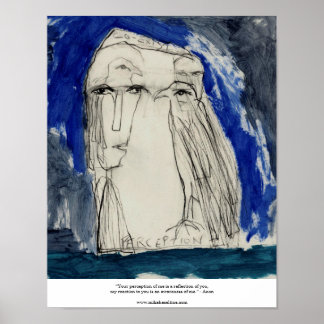 Poster Votre perception de moi est un reflet de vous -Ano