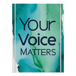 Poster Votre voix compte