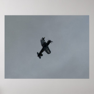 Poster Vought F4U-5NL Corsair.