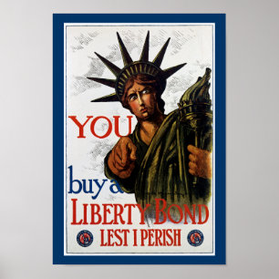 Poster Vous Achetez Une Obligation Liberty