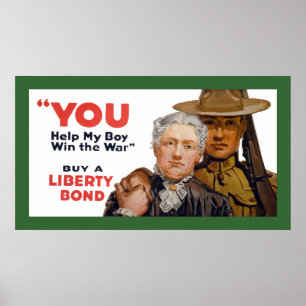 Poster VOUS aidez mon garçon à gagner la guerre