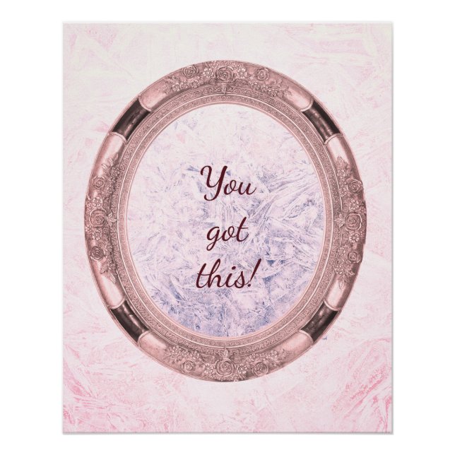 Poster Vous avez cet encouragement de Pink Frost (Devant)
