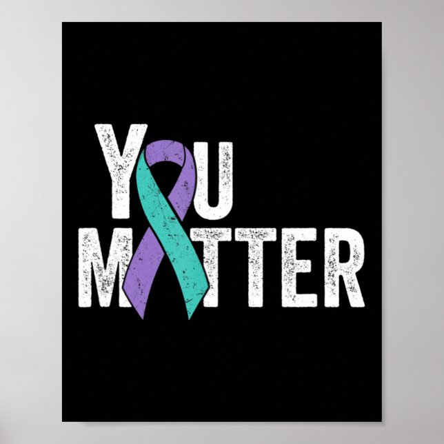 Poster Vous avez de l'importance - Prévention du suicide  (Devant)
