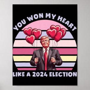 Poster Vous avez gagné mon cœur comme une élection drôle