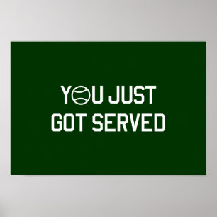 Poster Vous avez juste obtenu servis