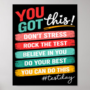 Poster Vous avez réussi cette journée de test Tests d'éta