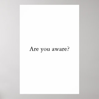 Poster Vous Connaissez La Typographie Spirituelle Minimal