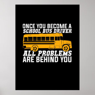 Poster Vous Devenez Un Conducteur De Bus Scolaire