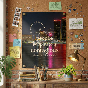 Poster Vous entourer avec une motivation positive