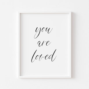 Poster Vous êtes adoré imprimer