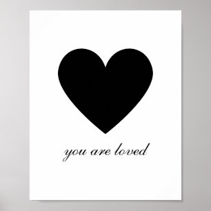 Poster Vous êtes aimé moderne