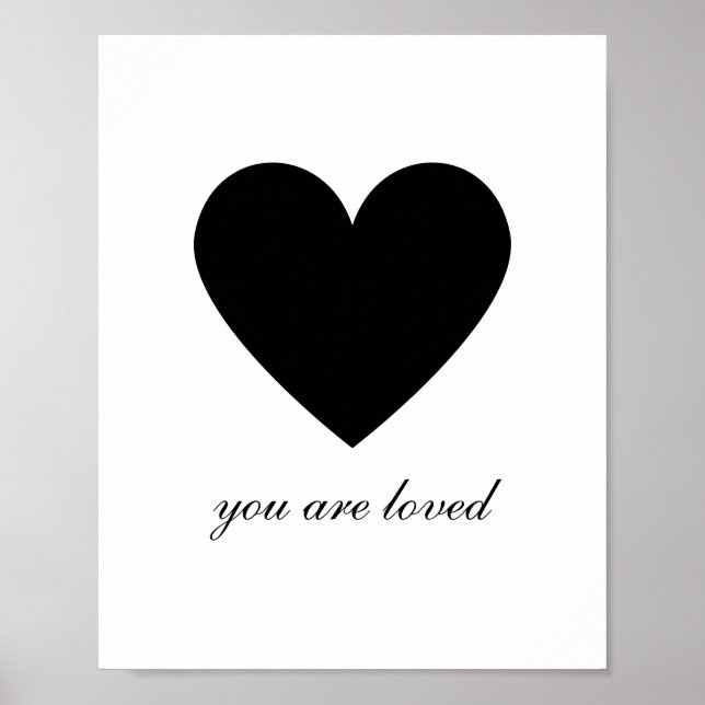 Poster Vous êtes aimé moderne  (Devant)