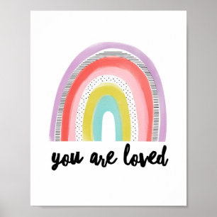 Poster Vous êtes aimés   Arc en ciel