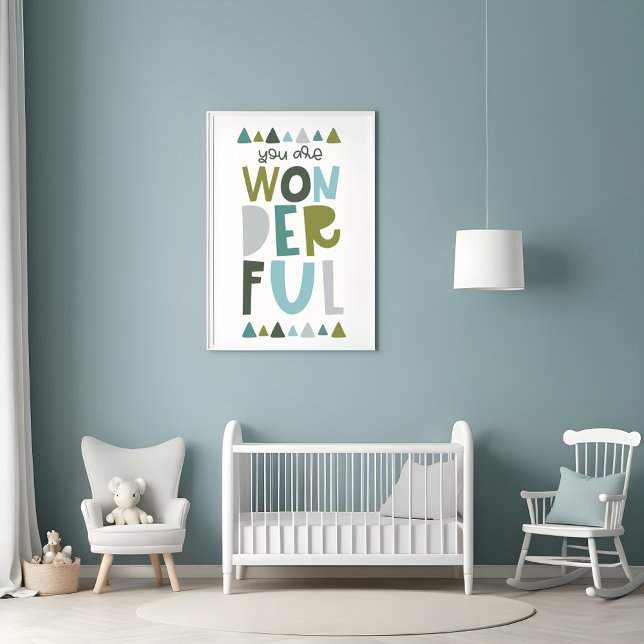 Poster Vous Êtes De Merveilleux Enfants En Typographie (Créateur téléchargé)