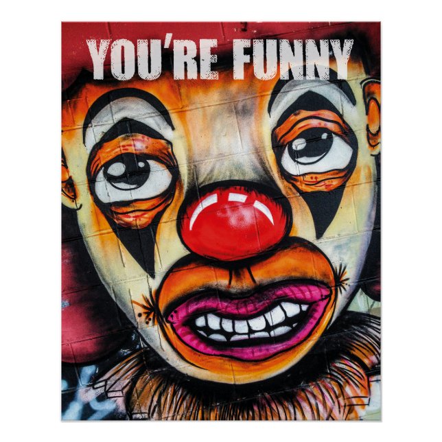 Poster Vous êtes drôle (Devant)