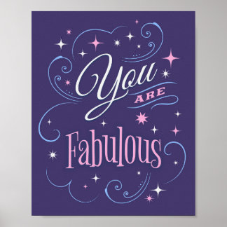 Poster Vous Êtes Fabuleux