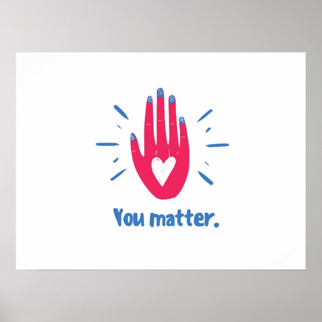 Poster Vous êtes important (Devant)