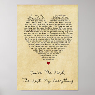 Poster Vous êtes le premier La Dernière chanson My Everyt