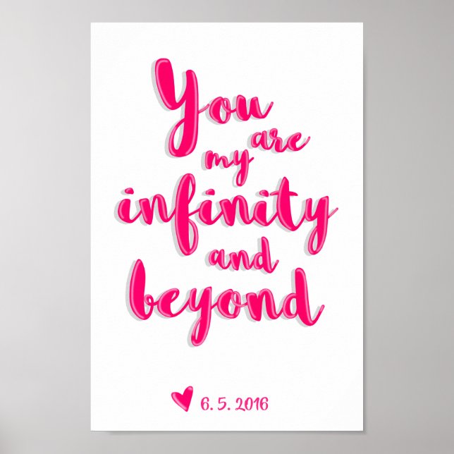 Poster Vous êtes mon infini et au-delà (Devant)