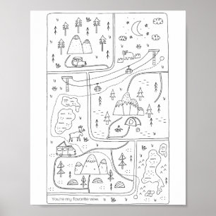 Poster Vous êtes mon inspiration de vue préférée