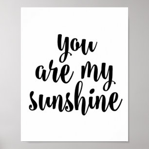 Poster Vous êtes mon soleil