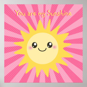 Poster Vous êtes mon soleil mignon