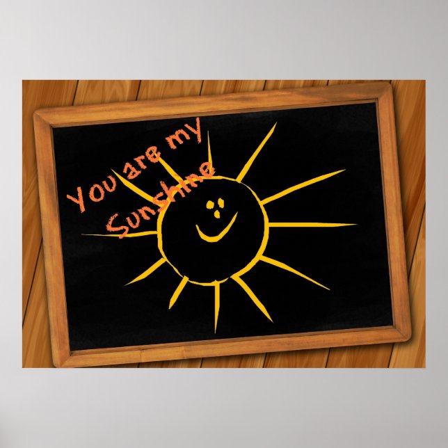 Poster Vous êtes My Sunshine (Devant)