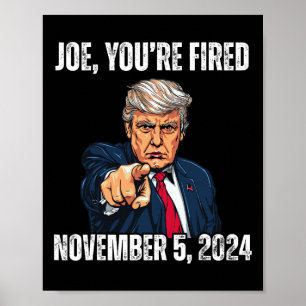 Poster Vous êtes renvoyé Donald Trump pour président 2024