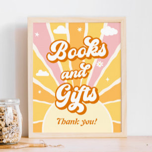 Poster Vous êtes Sunshine Baby showers Livres et cadeaux