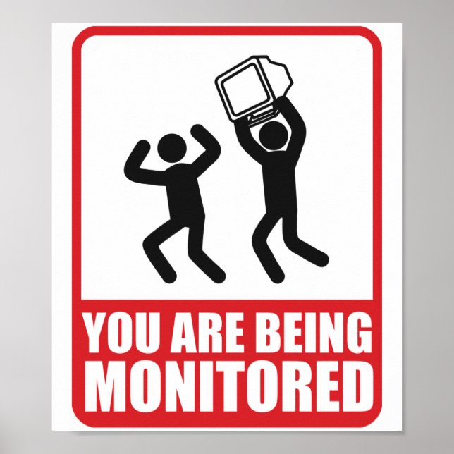 Poster Vous Êtes Surveillé (Devant)