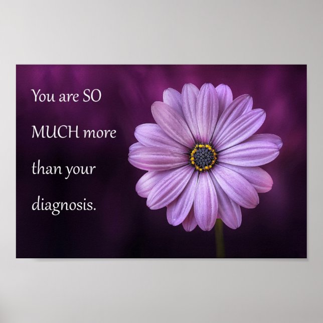 Poster "Vous êtes tellement plus que votre diagnostic" (Devant)