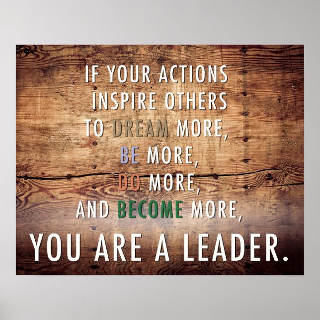 Poster Vous êtes un leader (Devant)