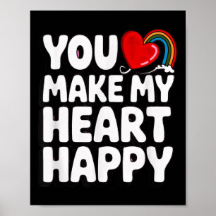 Poster Vous Faites De Mon Coeur Des Enfants Heureux Pour 
