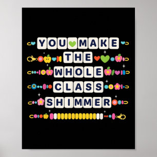 Poster Vous Faites Revenir À Scho Tout L'Enseignant De Sh