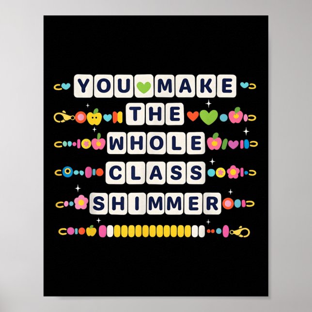 Poster Vous Faites Revenir À Scho Tout L'Enseignant De Sh (Devant)