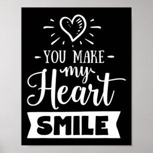 Poster Vous Faites Sourire Mon Cœur Famille Correspondant